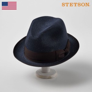 STETSON ステットソン 帽子 ストローハット 麦わら帽 春 夏 メンズ レディース ブレードハット 中折れハット 中折れ帽  紳士帽 大きいサ