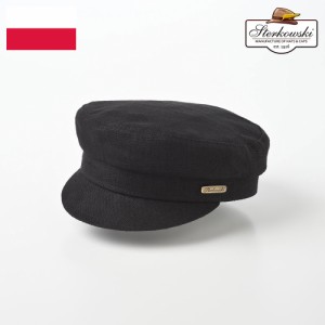 Sterkowski ワークキャップ マリンキャップ キャスケット帽 春 夏 帽子 メンズ レディース CAP カジュアル シンプル 普段使い 大きいサイ