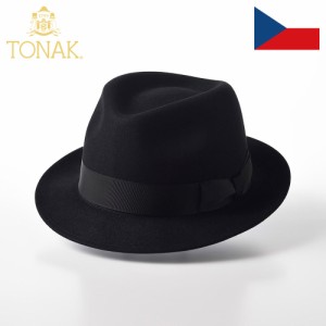 TONAK フェルトハット メンズ 帽子 中折れハット 秋 冬 大きいサイズ フェルト帽 ソフトハット ソフト帽 レディース 紳士帽 ラビットフェ