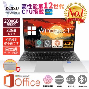 ノートパソコン 新品 安い windows11 office 搭載 win11 pc Microsoftoffice 第12世代 CPU N5095 N95 SSD 1000GB 14.1/15.6/16/17.3イン