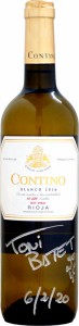 【クール配送】【生産者サイン入り】クネ コンティノ ブランコ [2016]750ml (白ワイン)