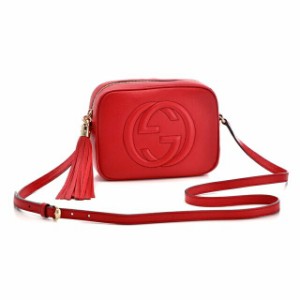 グッチ GUCCI ショルダーバッグ Soho 308364-A7M0G レッド