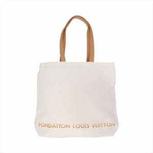 Fondation Louis Vuitton LV-FDT-BE Paris Limited Tote Bag White