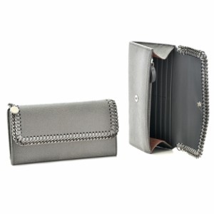 ステラ マッカートニー STELLA McCARTNEY 長財布 SHAGGY DEER FLAP WALLET FALABELLA GRIGIO CHIARO 430999