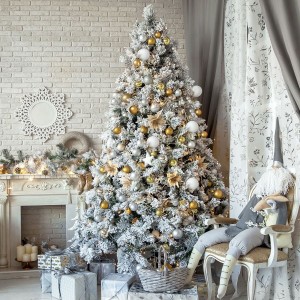 クリスマス クリスマスツリー クリスマスツリーパッケージ 植毛クリスマスツリー 雪が降るクリスマスツリー 120cm 150cm 180cm