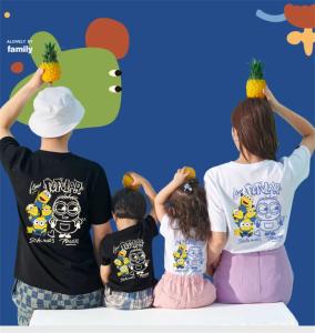 Tシャツ 親子ペア ミニオン tシャツ 半袖 トップス 大人用 子供 親子お揃い カップル ご夫婦揃い ペアルック 家族オソロ服 親子セットペア ペア Qoo10] Tシャツ 親子ペア ミニオン tシャツ : レディース服