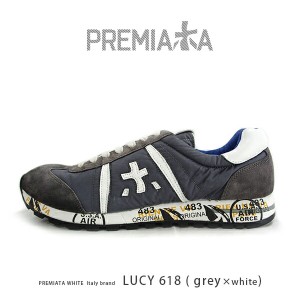 PREMIATA WHITE プレミアータ ホワイト  LUCY（pre-lucy618） インポートシューズあす楽 24,5 25.0 25.5 26.0 26.5 27.0 27,5 メンズ ス