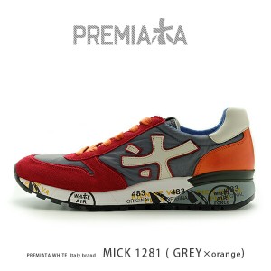 PREMIATA WHITE プレミアータ ホワイト / プレミアータホワイト 大人スニーカー 本革 レザースニーカー（pre-mick2824）インポートシュー