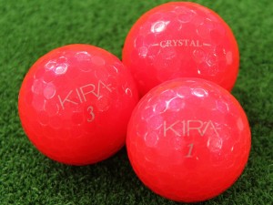ABランク キャスコ KIRA CRYSTAL レッド 2018年モデル 30個 球手箱 ロストボール