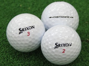 ABランク スリクソン SRIXON DISTANCE ホワイト 2018年モデル 30個 球手箱 ロストボール