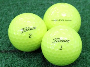 ABランク タイトリスト Titleist AVX イエロー 2020年モデル 20個 球手箱 ロストボール