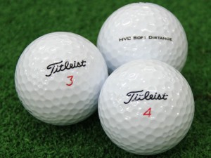 ABランク タイトリスト Titleist HVC SOFT DISTANCE 30個 球手箱 ロストボール