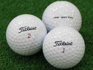 ABランク タイトリスト Titleist HVC SOFT FEEL 30個 球手箱 ロストボール