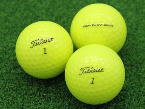 ABランク タイトリスト Titleist PRO V1 イエロー 2021年モデル 20個 球手箱 ロストボール