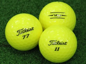 ABランク タイトリスト Titleist VG3 イエロー 2020年モデル 30個 球手箱 ロストボール