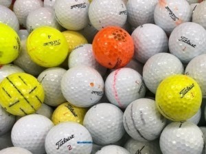 Bランク タイトリスト Titleist 混合 30個 球手箱 ロストボール