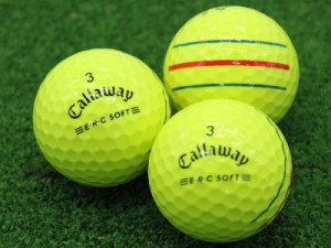 ABランク キャロウェイ Callaway ERC SOFT イエロー 2021年モデル 50個 球手箱 ロストボール