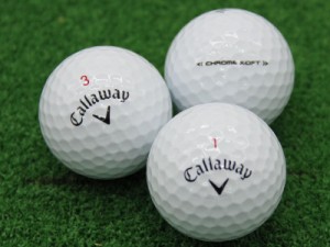 ABランク キャロウェイ Callaway CHROME SOFT ホワイト 2020年モデル 30個 球手箱 ロストボール