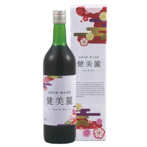 植物エキス発酵液 健美麗 720ml (送料無料) 酵素ドリンク 発酵原液 発酵エキス 低カロリー 甘味ゼロ アミノ酸 乳酸発酵 酵母発酵 長期熟