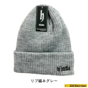 ニットキャップ DJ HONDA KNIT CAP ニットキャップ ニット帽 帽子 ぼうし メンズ レディース 秋 冬 秋冬 ロゴ