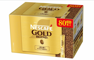 ネスレ ネスカフェ ゴールドブレンド スティック ブラック 80本 ソリュブル コーヒー インスタント インスタントコーヒー