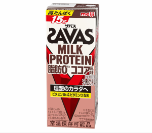 SAVAS ザバス MILK PROTEIN 脂肪0 ココア風味 200ml×24本 ミルクプロテイン 高たんぱく たんぱく質 ダイエット