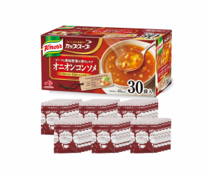 【大容量30袋】味の素 クノール カップスープ オニオンコンソメ 30袋入 野菜スープ オニコン 大容量 非常食 即席 インスタント オニオン