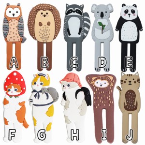 マグネットフック キーフック 鍵フック 磁石 ネコ パンダ 動物 10種類 3Dデザイン 飾り インテリア プレゼント ギフト 3匹セット 