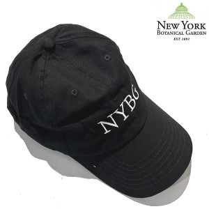 The New York Botanical Garden NYBG Baseball Cap 　ニューヨークボタニカルガーデン オフィシャル ロゴキャップ【1000084579-blk】