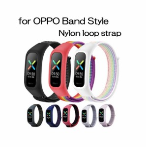 送料無料 OPPO band style オッポバンドスタイル 交換ベルト ナイロン ランニング ジョギング スマートウォッチ かわいい かっこいい 耐