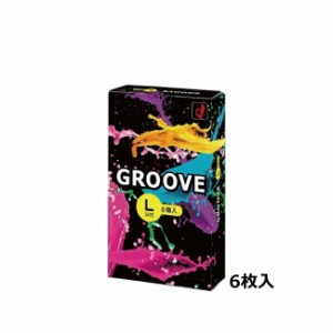 送料無料 コンドーム オカモト GROOVE Lサイズ 6枚入り