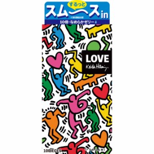 送料無料 キース・ヘリング スムース １０個入り サガミ　コンドーム