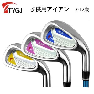 TTYGJ アイアン単品 子供用 ジュニア カーボンシャフト スチールシャフト 番手：#7 キッズ 練習 初心者 et07