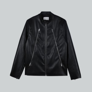 Maison Margiela MM6マジラ23ss秋冬ジッパーオフ袖ロングコート