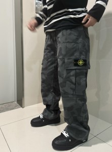 Stone Island 24Fw ストーンアイランド ヴィンテージ カモフラージュ ワークパンツ