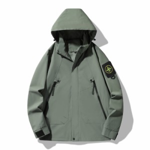 Stone Island ストーンアイランド 24Fw 春秋ヴィンテージコレクション ジップポケット スエードジャケット ワークウェア ベースボールジ