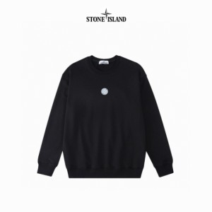 STONE ISLAND ストーンアイランド クラシック カップル クルーネック スウェットシャツ バック モノグラム