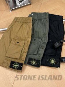 Stone Island ストーンアイランド 24SS スプリングウォッシュド マルチポケット ワークウェア カジュアルパンツ