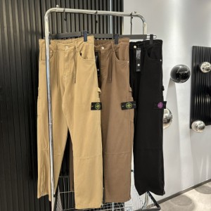 Stone Island ストーンアイランド ドローストリング機能性ワークパンツ