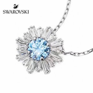 Swarovski スワロフスキー デイジー ブルー サンフラワー ネックレス