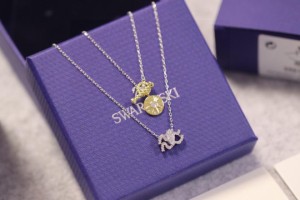 Swarovski スワロフスキー 水瓶座守護霊ネックレス