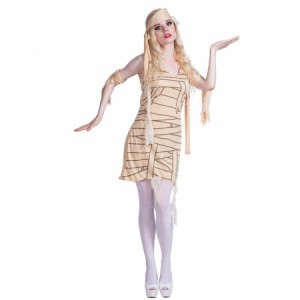 S?Lハロウィン衣装 大人用 女性用 ゾンビ ミイラに変身 コスプレ衣装 コスチューム ハロウィン 衣装 レディース ガールズ ハロウィーン