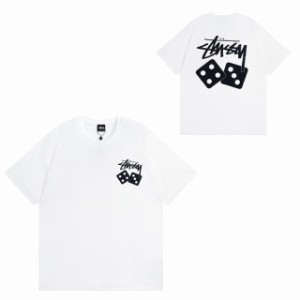 STUSSY ステューシー Tシャツ メンズ レディース ロゴ Ｔシャツ 半袖 BACK LOGO カジュアル 半袖Tシャツ 並行輸入品