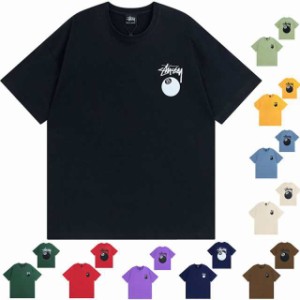 STUSSY ステューシー Tシャツ メンズ レディース ロゴ Ｔシャツ 半袖 BACK LOGO カジュアル 半袖Tシャツ 並行輸入品　男女兼用　送料無料