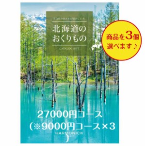 北海道 カタログギフト グルメ 27000円 送料無料 北海道のおくりもの HDO-P トリプル 引出物 結婚 内祝 出産 御祝 お返し 快気祝 新築祝 