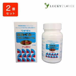 【2個セット】ウチダの新カイホー イオン化カルシウムゴールド 500粒×2箱 ウチダ和漢薬 ヘム鉄入 カルシウム