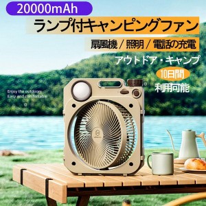 扇風機 アウトドア 小型 卓上 静音 dcモーター 7枚 冷風機 2024 最新型 自動首振り LEDライト usb 最大200時間航続