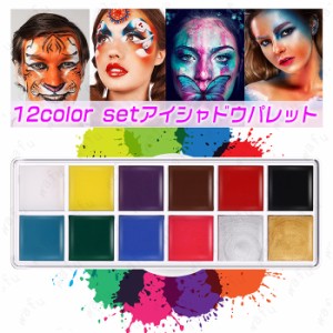 アイシャドウパレット 12color set (cs639#) アイシャドウ フェイスペイント 顔彩 アイシャドウベース 化粧品 ボディペイント