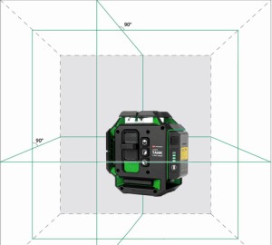 グリーン レーザー墨出し器 TANK　(タンク）フルライン3ー360G ベーシック バッテリー仕様 受光器（別売りLR60G or LM70)対応 マキタ KDS