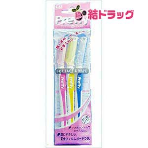 〇 【貝印】女性用カミソリ　プリティーフレッシュＬ　ＦＲＬ−３Ｐ９　３本入